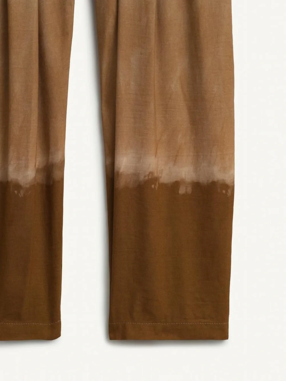 NWT. Zara SRPLS Sand/Marl Viscose/Linen Blend Mid-Rise Pants. Size L.